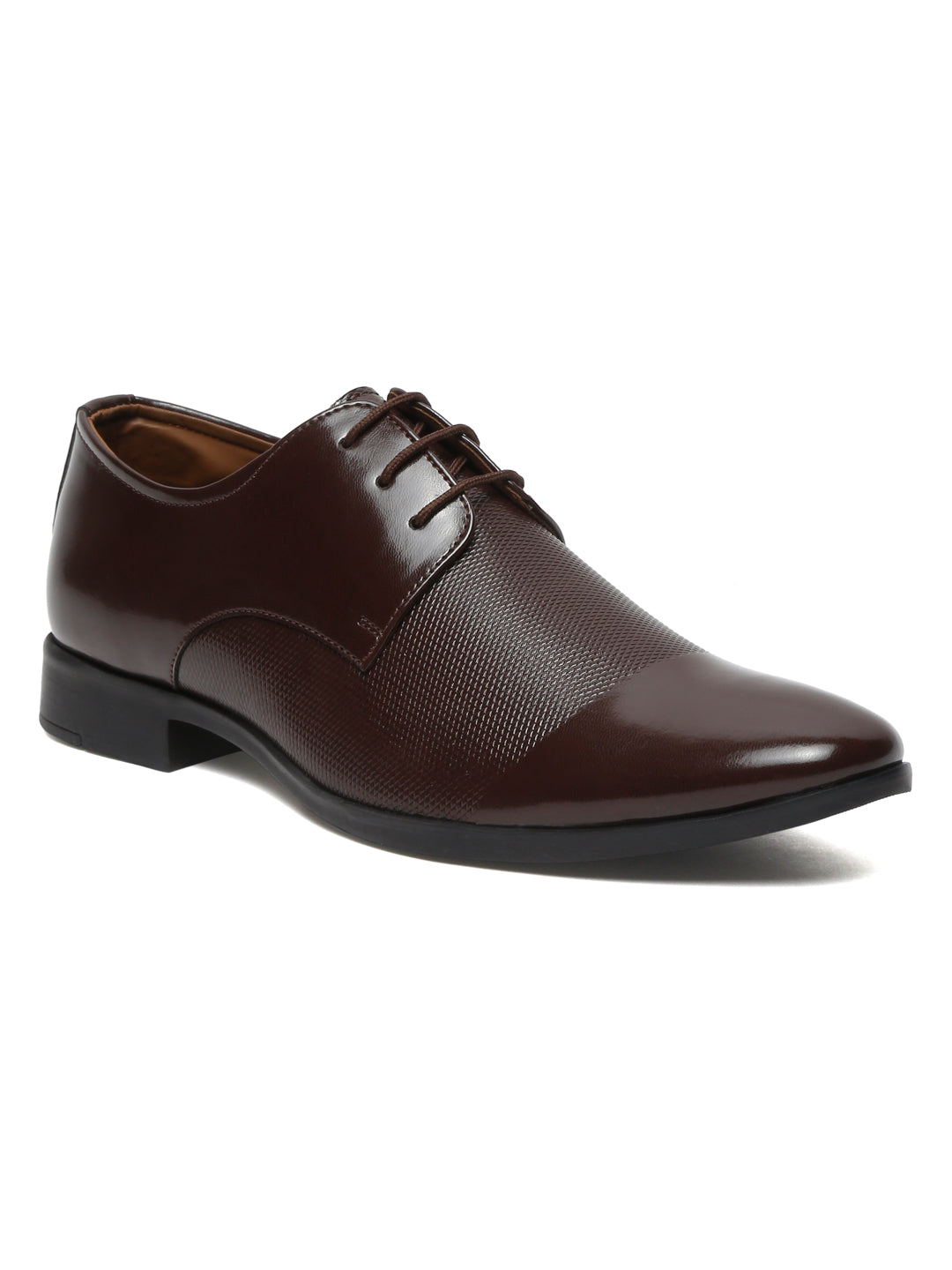 Kosher Brown Color Lace-up Formal Shoes