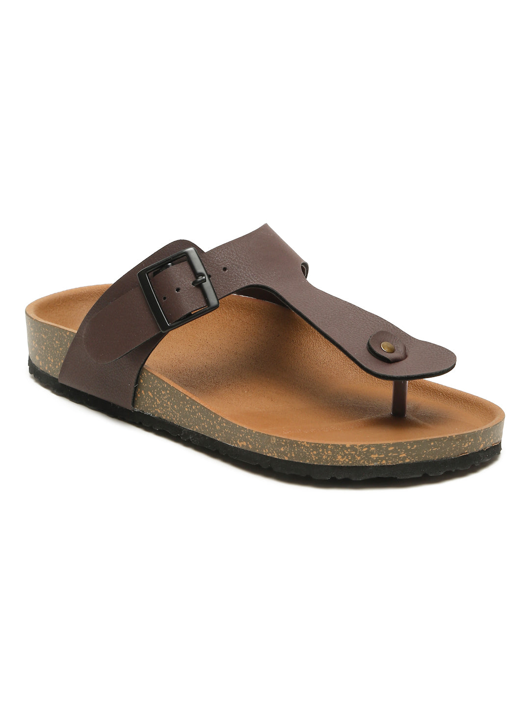 Kosher Brown Color Causal Sandal For Men, Slipper
