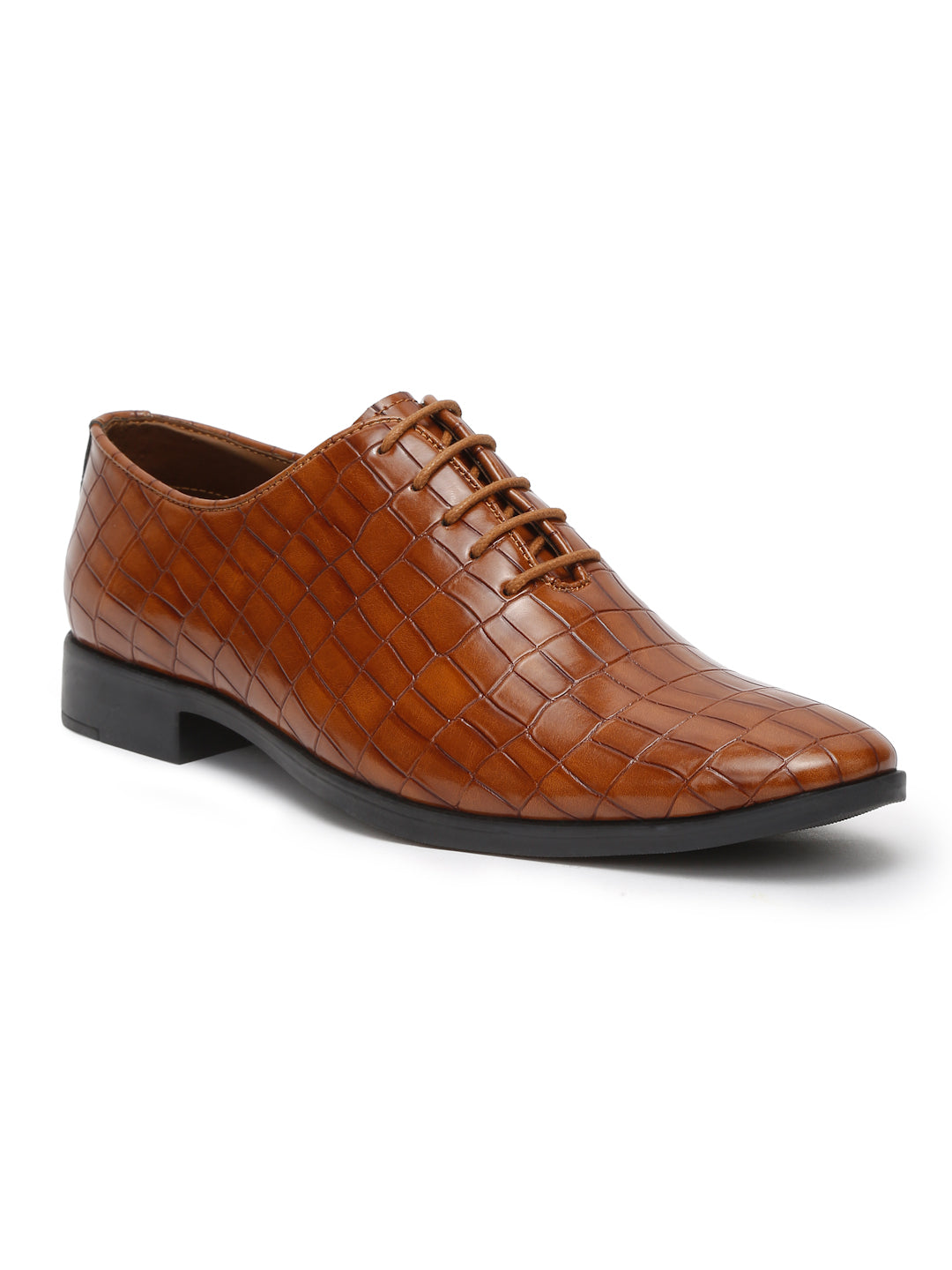 Kosher Tan Color Lace-up Formal Shoes