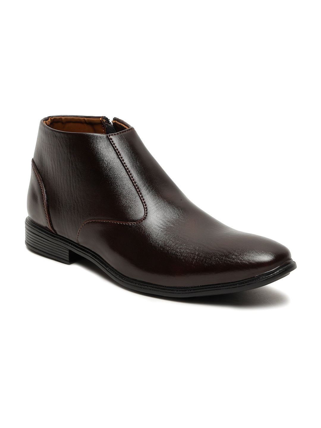Kosher Brown color Slip-on Zip/Boot Shoes For Men