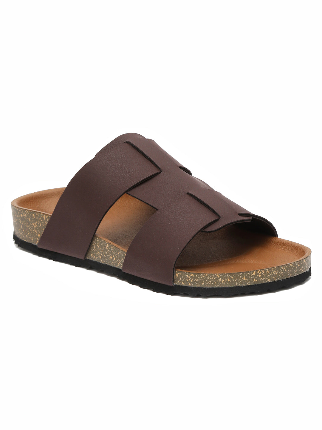 Kosher brown color casual slipper