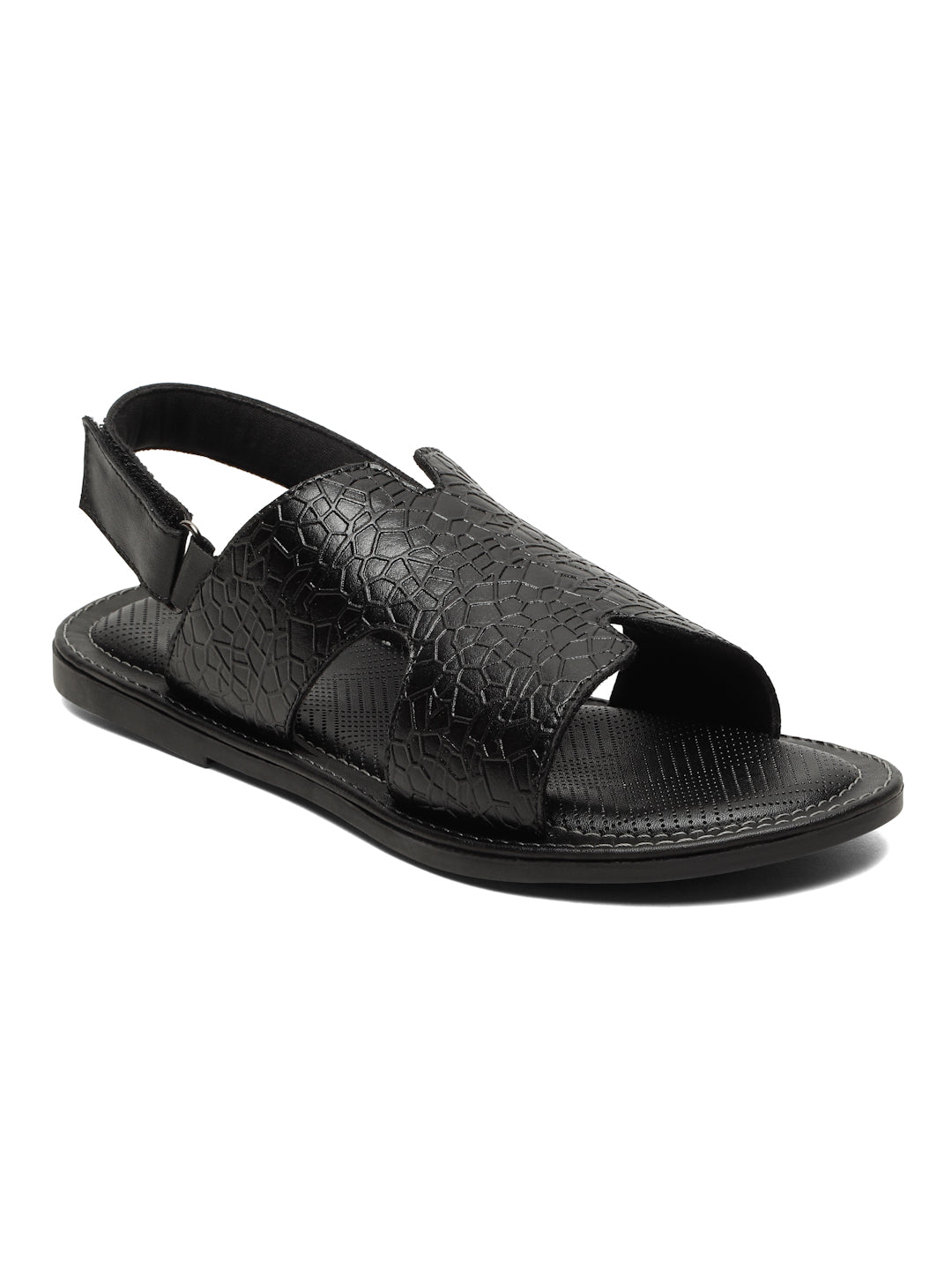 Kosher Black Men's formal sandal