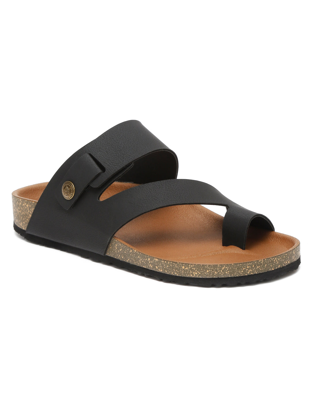 Kosher Black color casual slipper