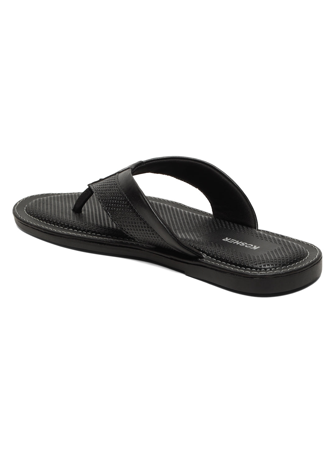 Kosher Black Men's formal slipper