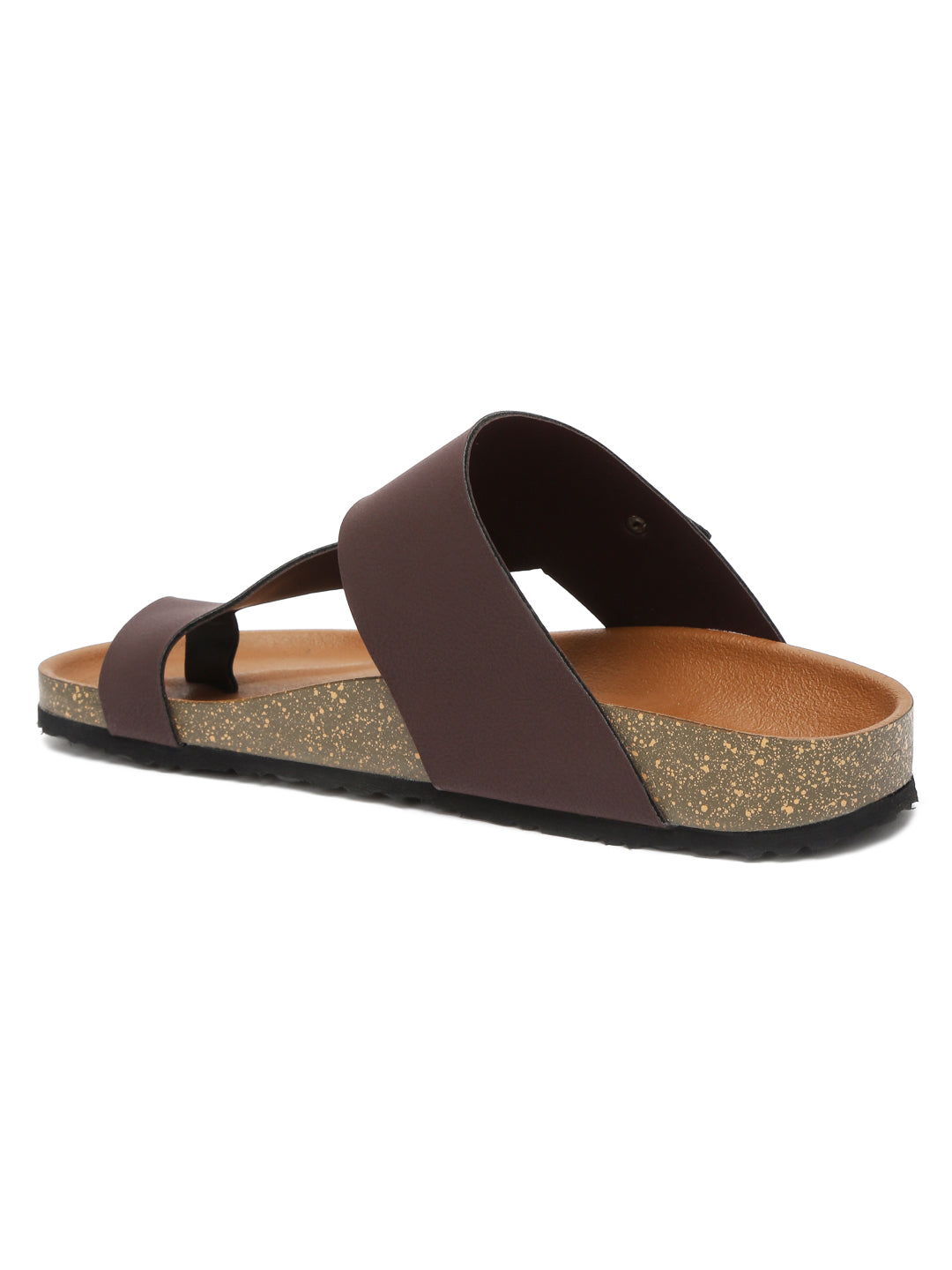 Kosher Brown Color Men's Casual Sandal, Slipper