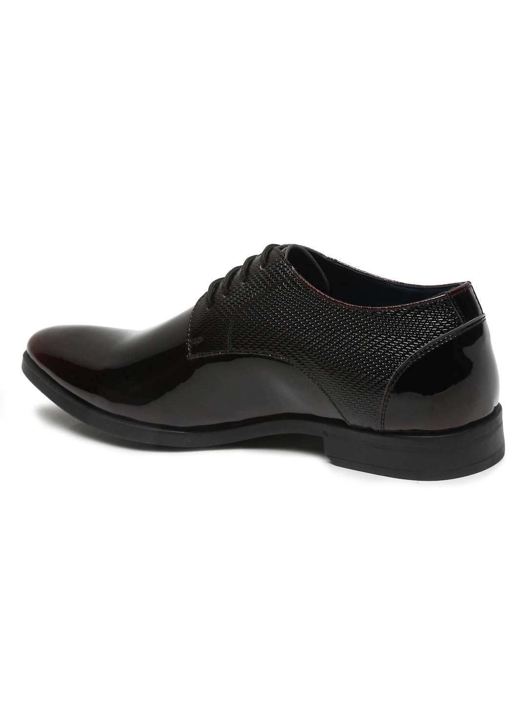 Kosher Wine Color Lace-up Formal Shoes