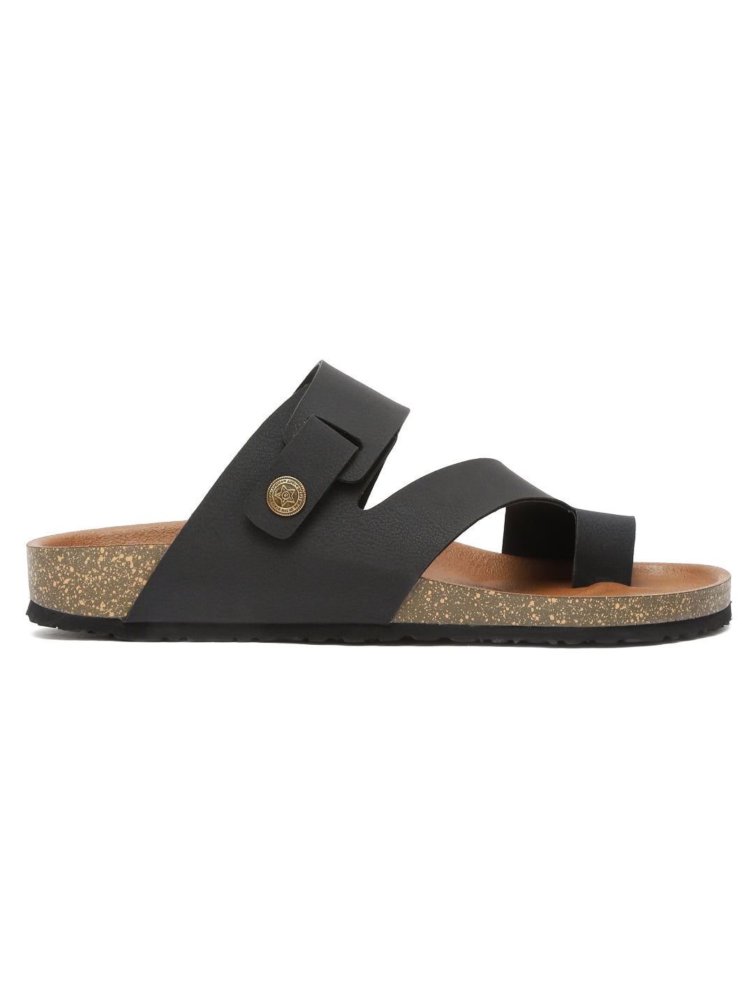 Kosher Black color casual slipper
