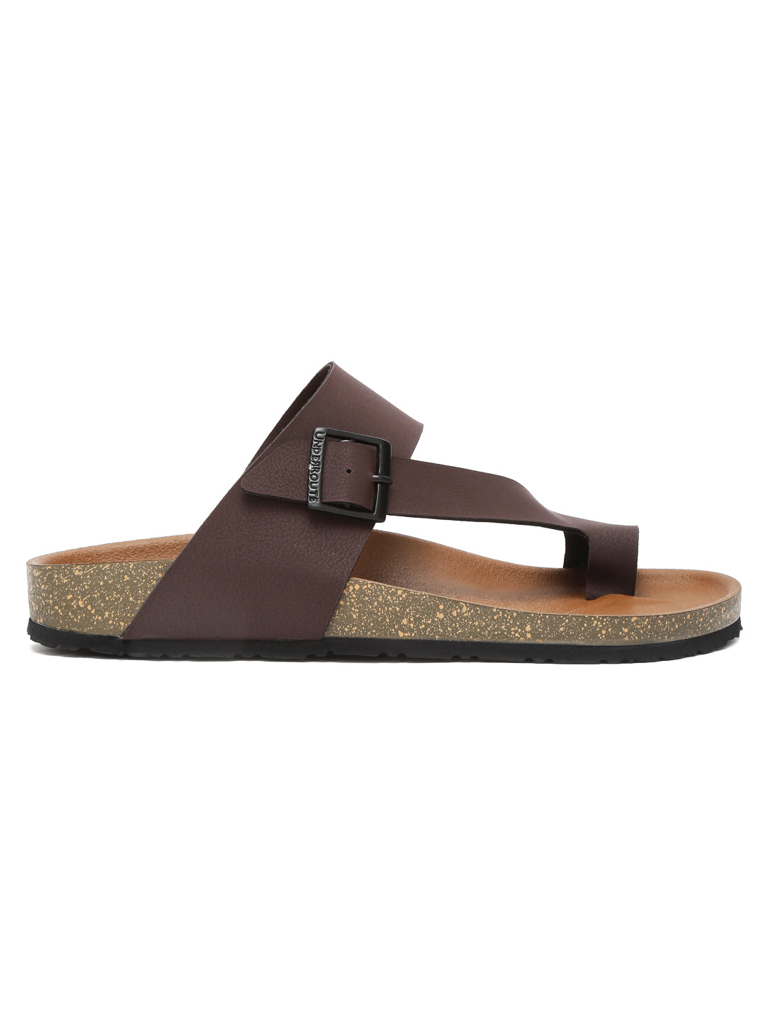 Kosher Brown Color Men's Casual Sandal, Slipper