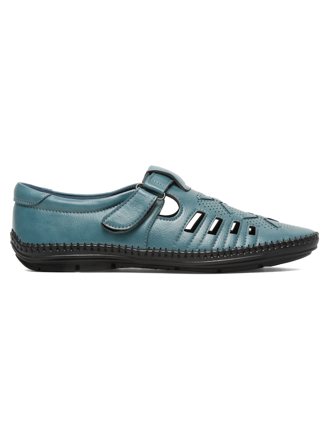 Kosher Blue Roman Faux Leather Men's Casual Sandal