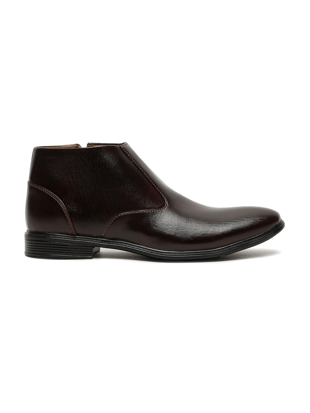 Kosher Brown color Slip-on Zip/Boot Shoes For Men
