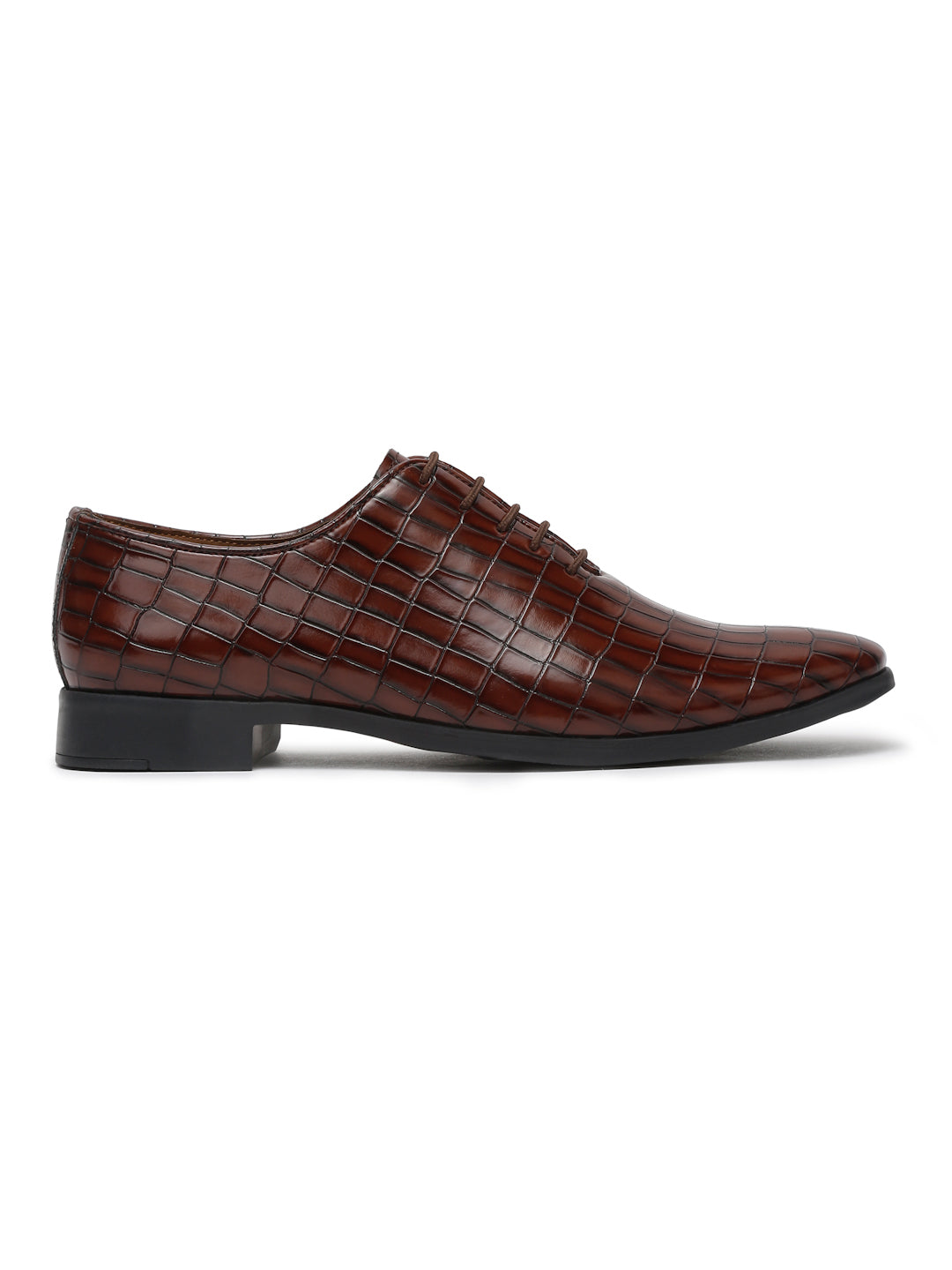 Kosher Brown Color Lace-up Formal Shoes