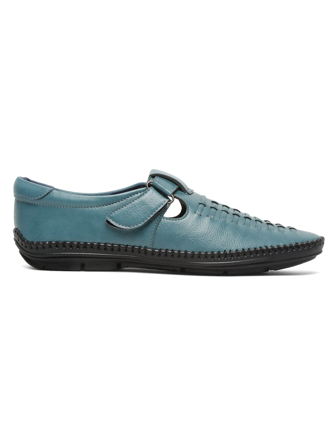 Kosher Blue Roman Faux Leather Men's Casual Sandal
