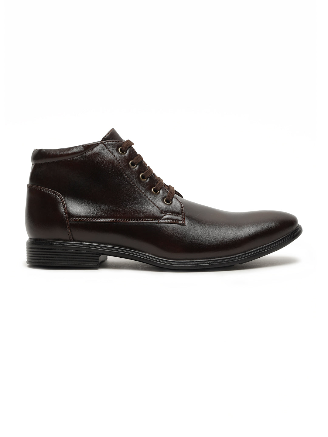 Kosher Brown color Lace-up Boot Shoes For Men