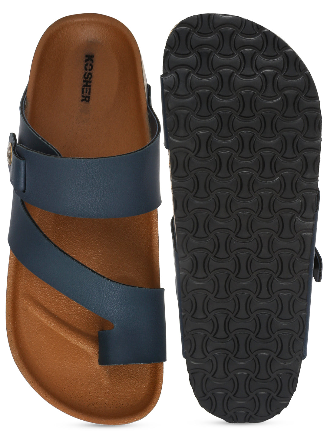 Kosher navy color casual slipper
