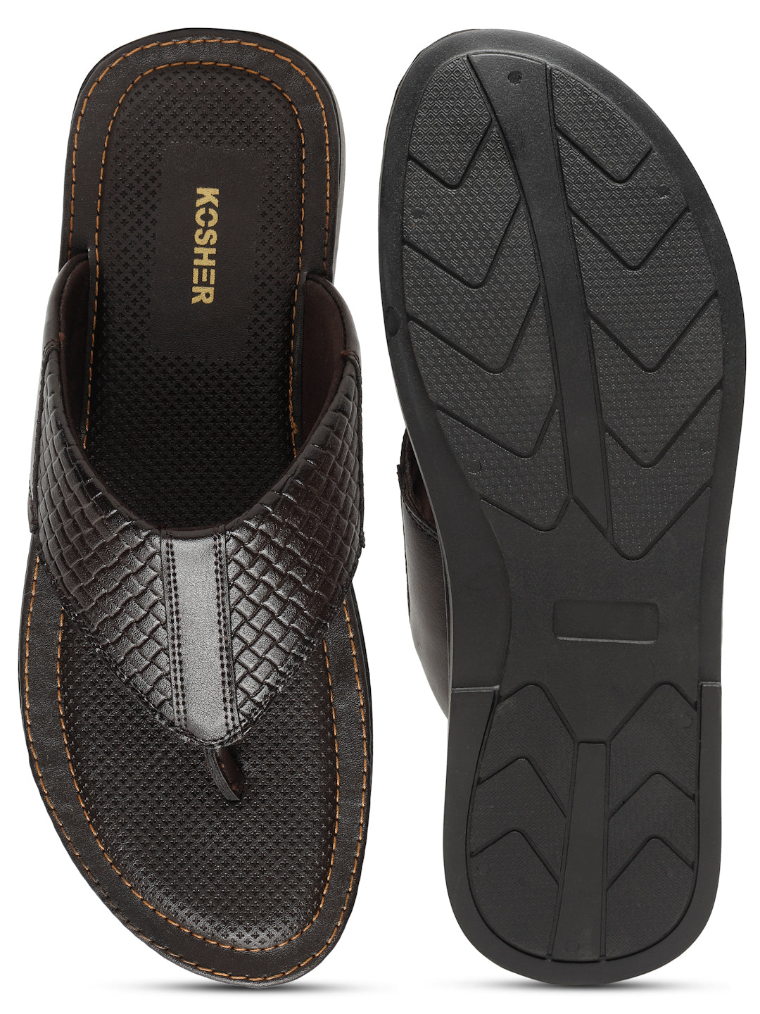Kosher Tan Men's formal slipper