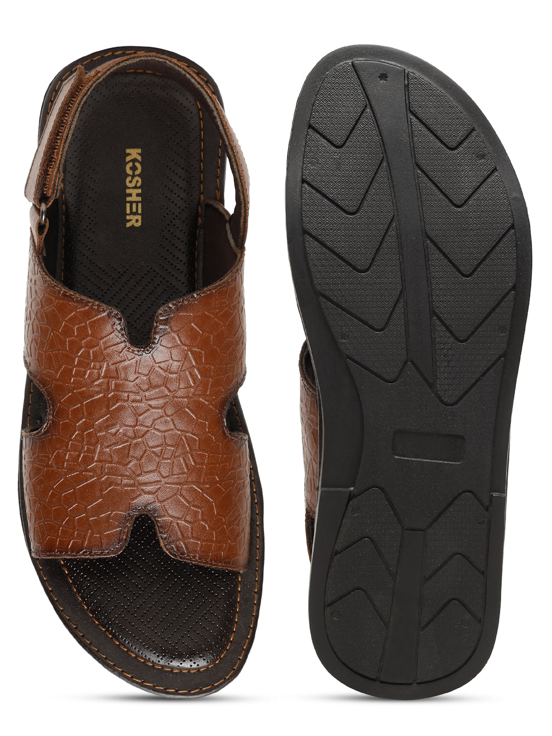 Kosher Tan Men's formal sandal