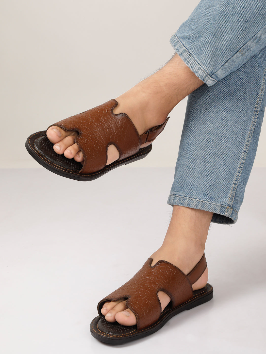 Kosher Tan Men's formal sandal