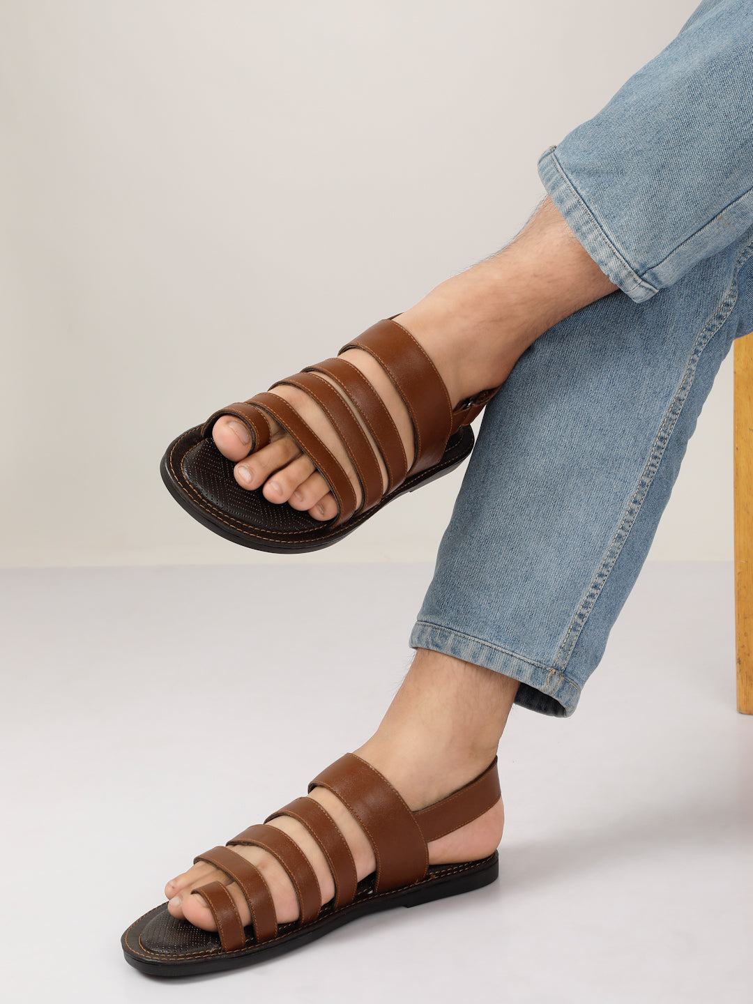 Kosher Tan Men's formal sandal