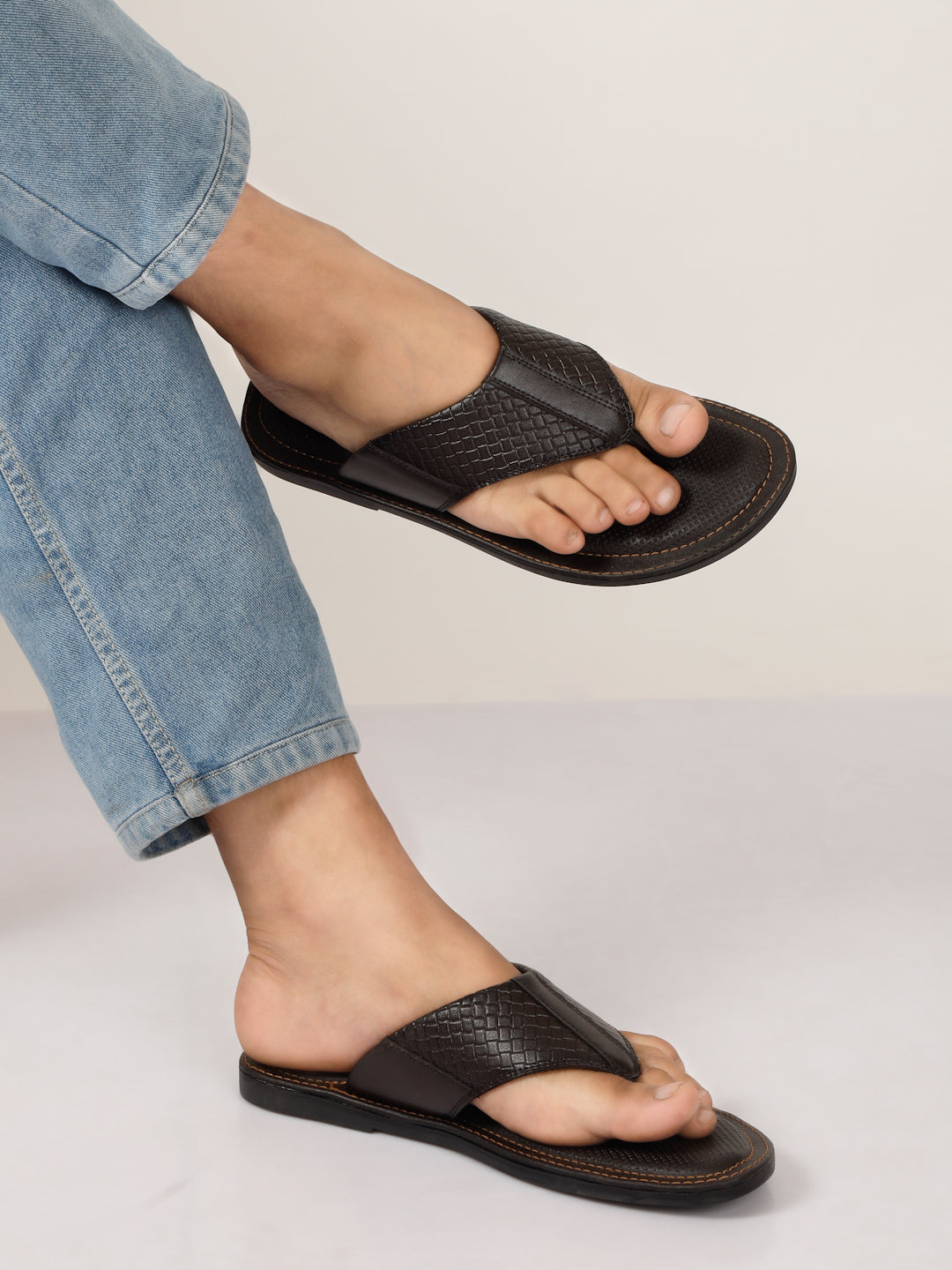 Kosher Tan Men's formal slipper
