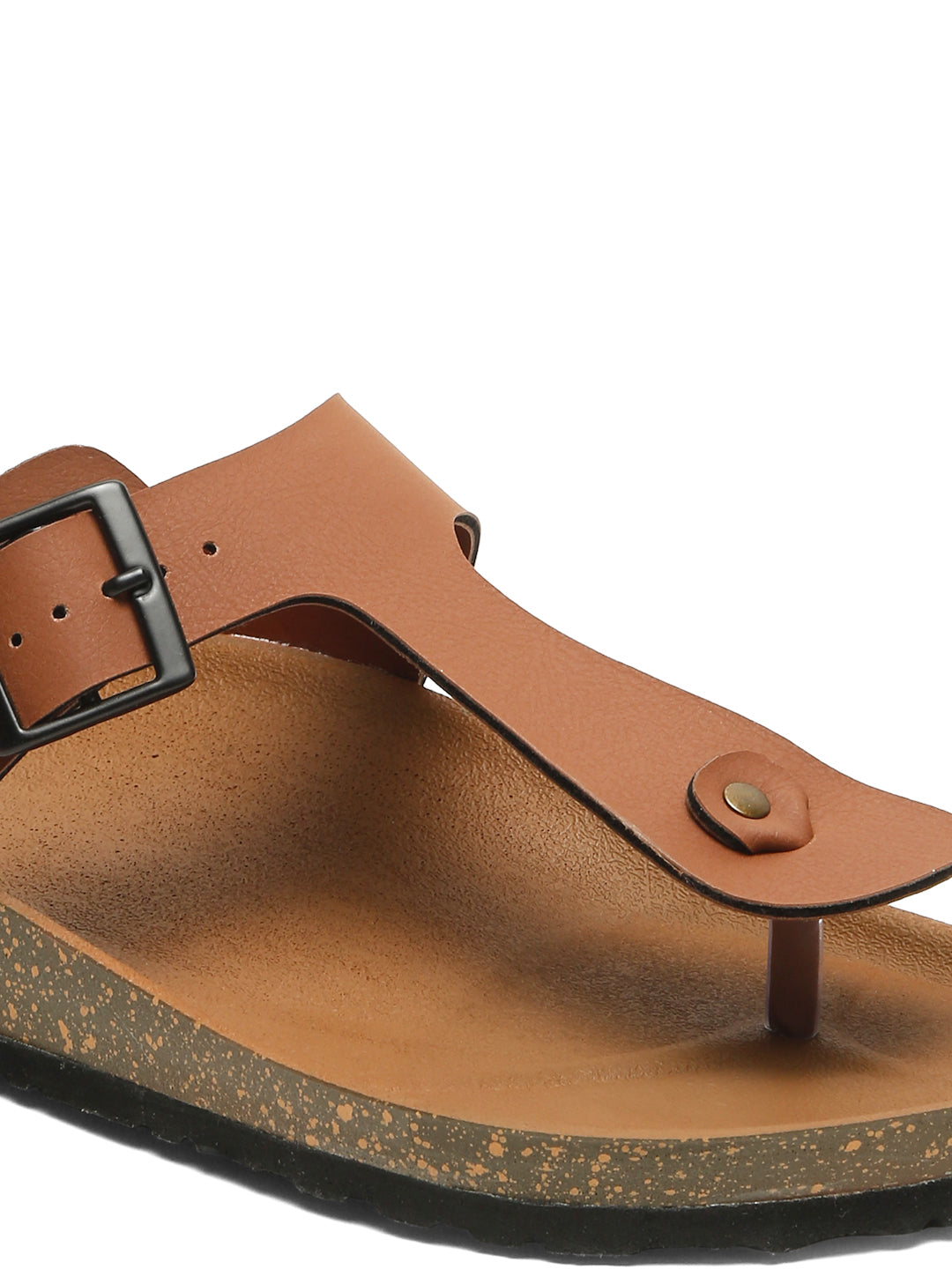 Kosher Tan Color Men's Casual Sandal, Slipper