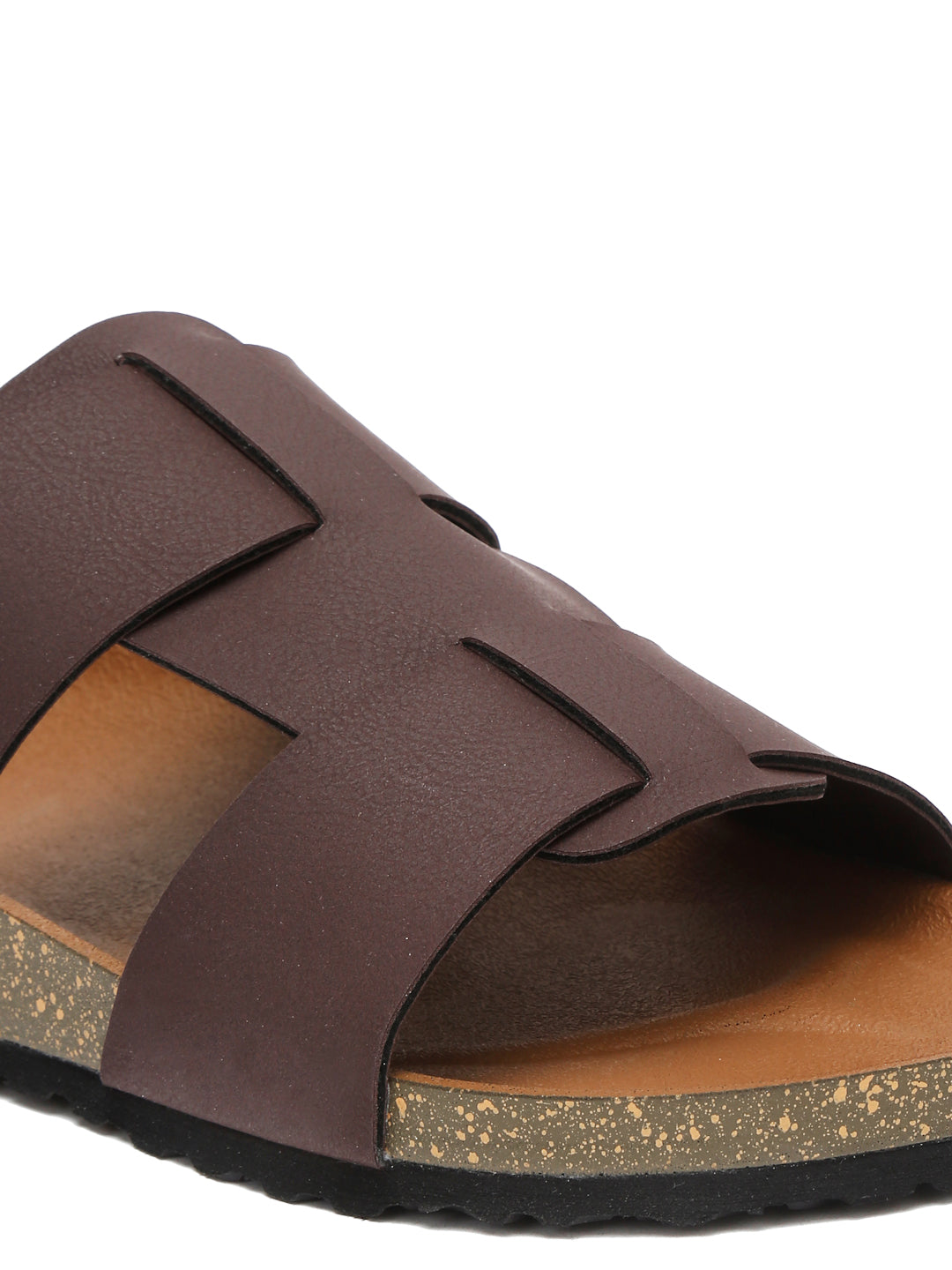Kosher brown color casual slipper