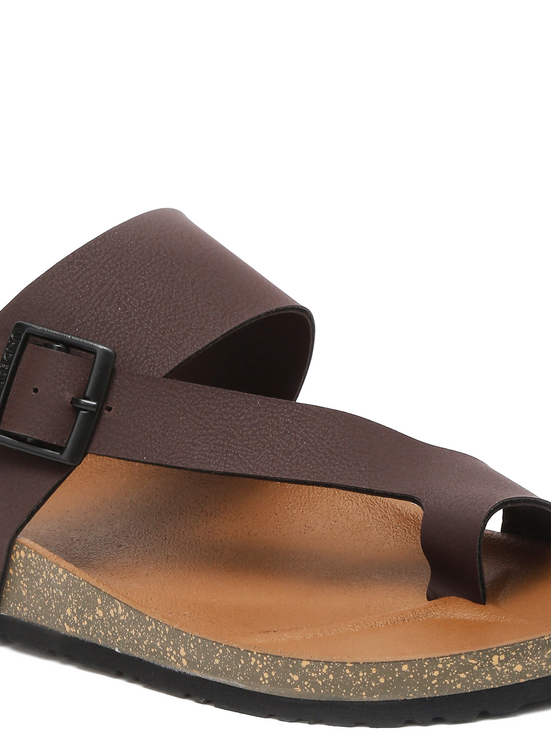 Kosher Brown Color Men's Casual Sandal, Slipper