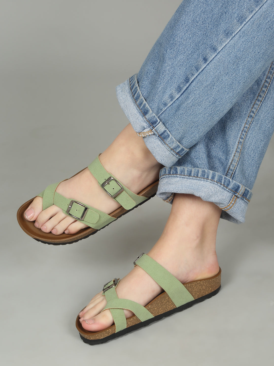 Kosher Green Women,s casual slipper