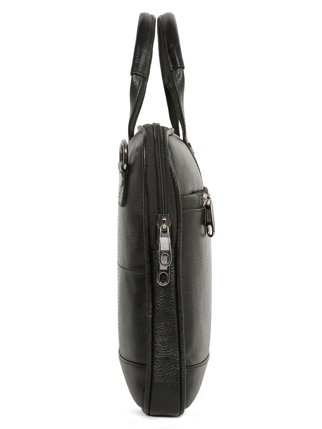KOSHER Black Color Premium Genuine Leather Bag – Stylish, Spacious & Durable for Men / Women