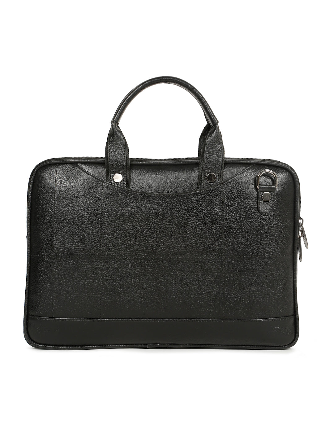 KOSHER Black Color Premium Genuine Leather Bag – Stylish, Spacious & Durable for Men / Women