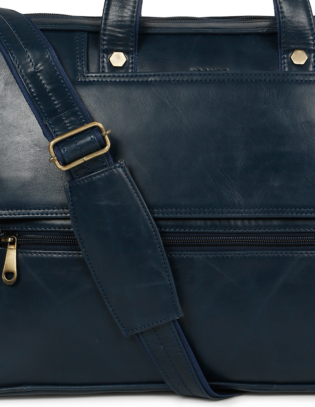 KOSHER Premium Genuine Leather Laptop Bag – Classic Professional Messenger Bag with Shoulder Strap for Men / Women