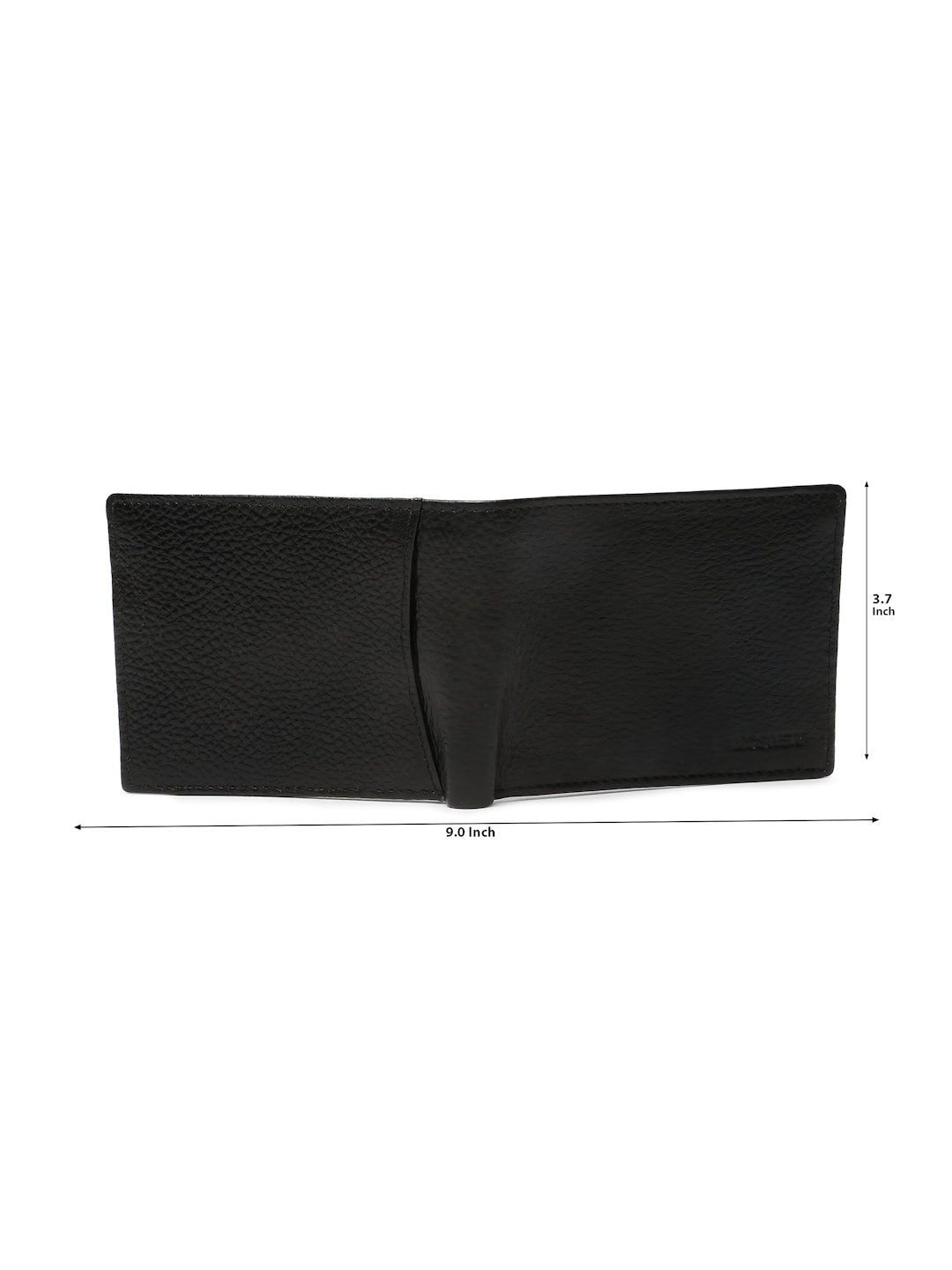 KOSHER Black Color Men,s Classic Bi-Fold Premium Leather Wallet with Coin Pocket & Rear Slip Pocket For Card Slots