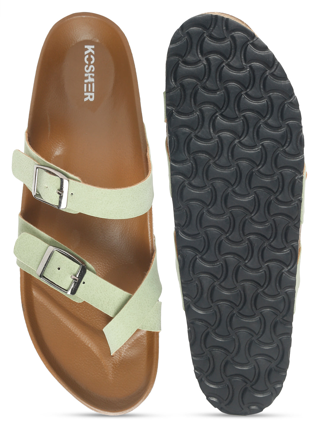Kosher Green Women,s casual slipper