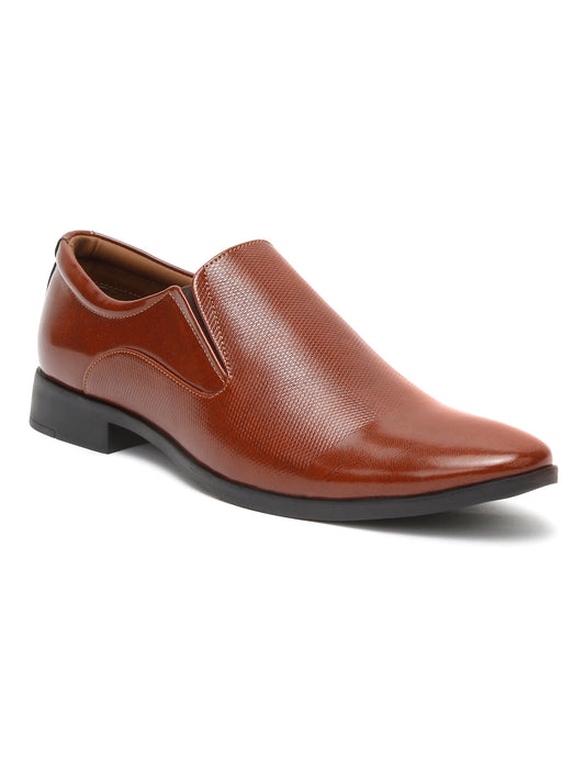 Kosher Brown Color Slip on Formal Shoes