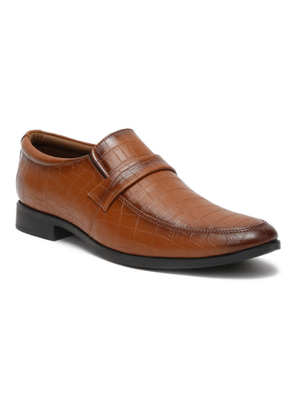 Kosher Tan Color Slip on Formal Shoes