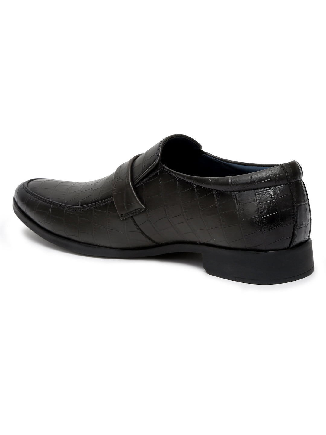 Kosher Grey Color Slip on Formal Shoes