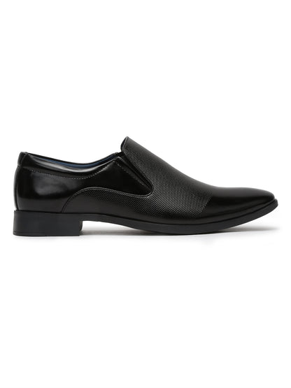 Kosher Black Color Slip on Formal Shoes