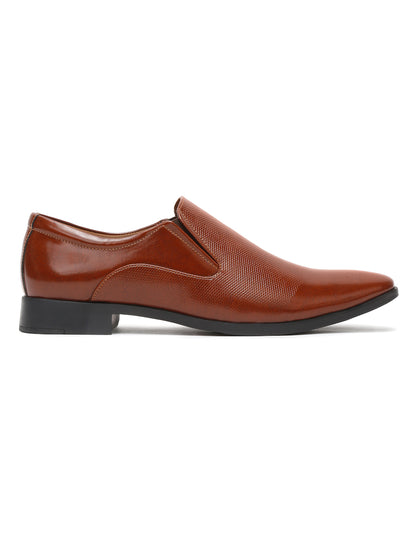 Kosher Brown Color Slip on Formal Shoes