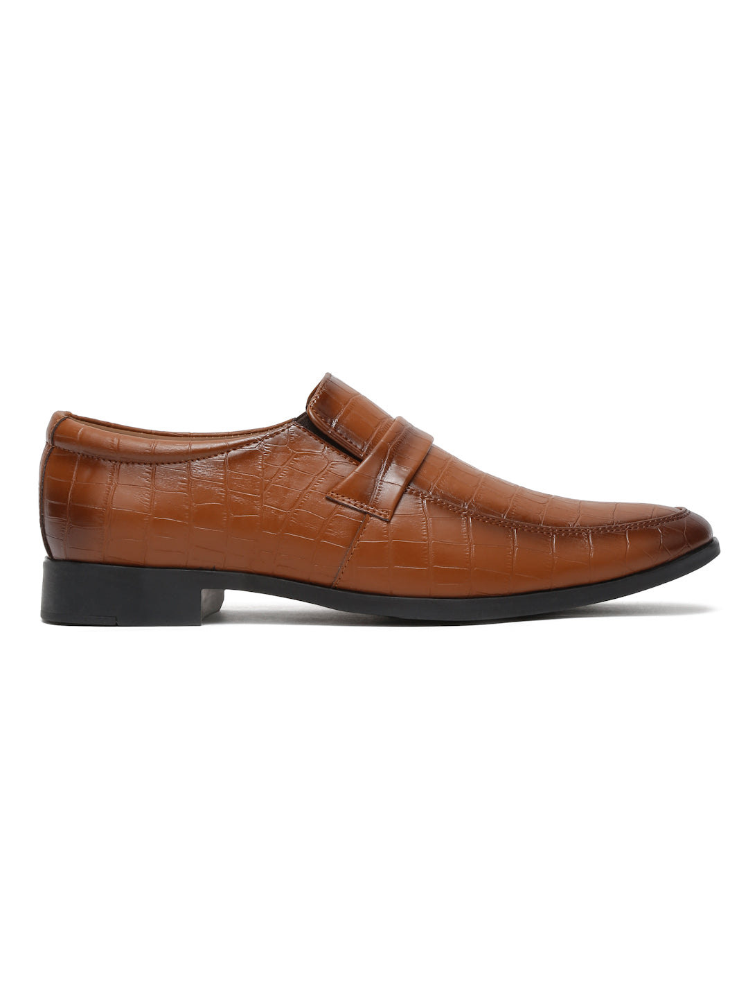 Kosher Tan Color Slip on Formal Shoes