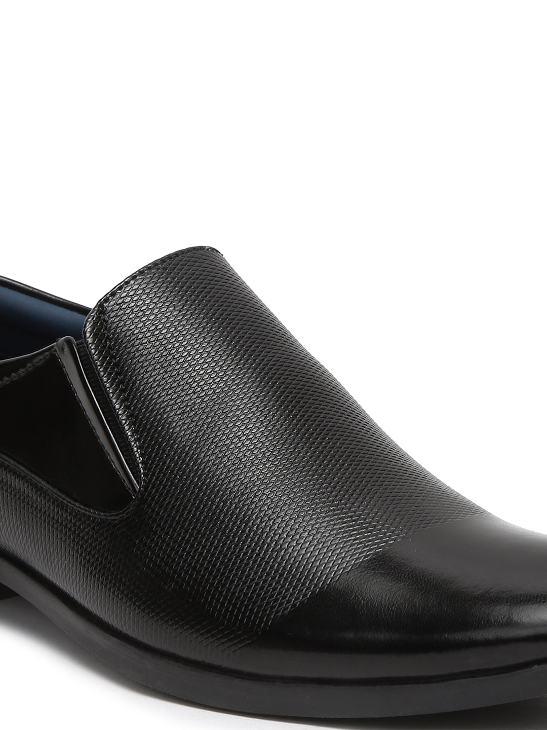 Kosher Black Color Slip on Formal Shoes