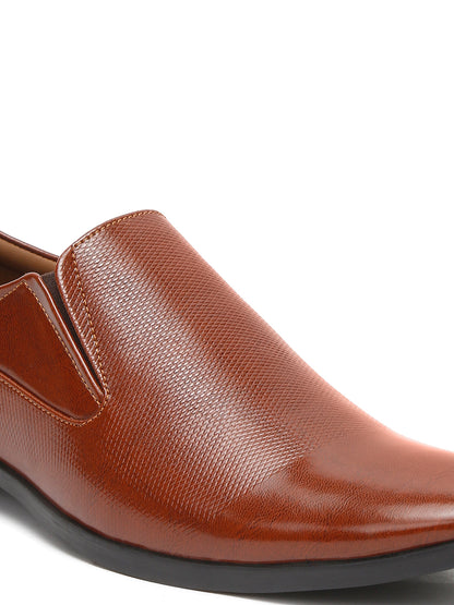 Kosher Brown Color Slip on Formal Shoes