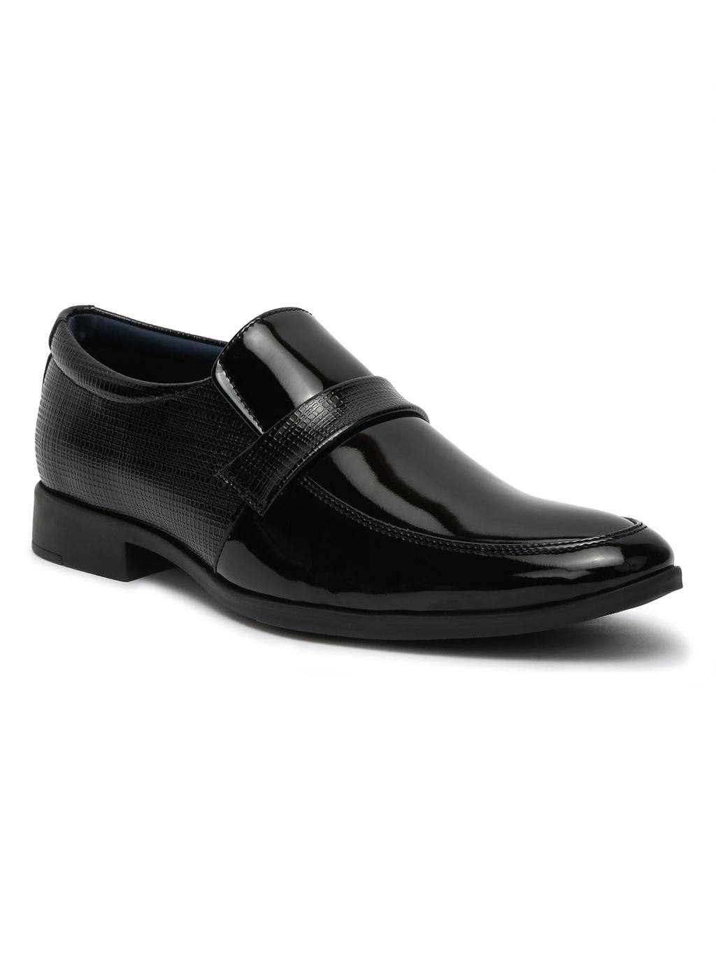 Kosher P.Black Color Slip on Formal Shoes