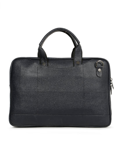 KOSHER Blue Color Premium Genuine Leather Bag – Stylish, Spacious & Durable for Men / Women