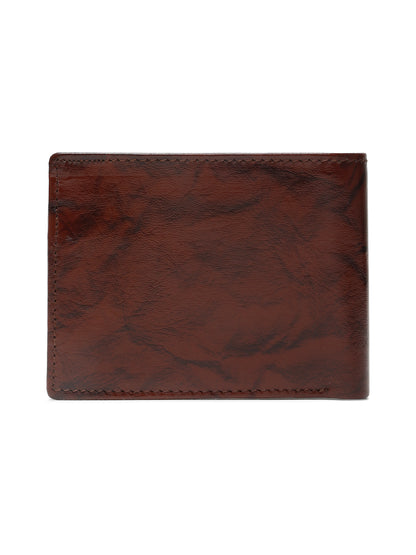 KOSHER Black Color Vintage-Style Genuine Leather Bi-Fold Men's Wallet With Removable Metro Card Holder Sleeve (Copy)