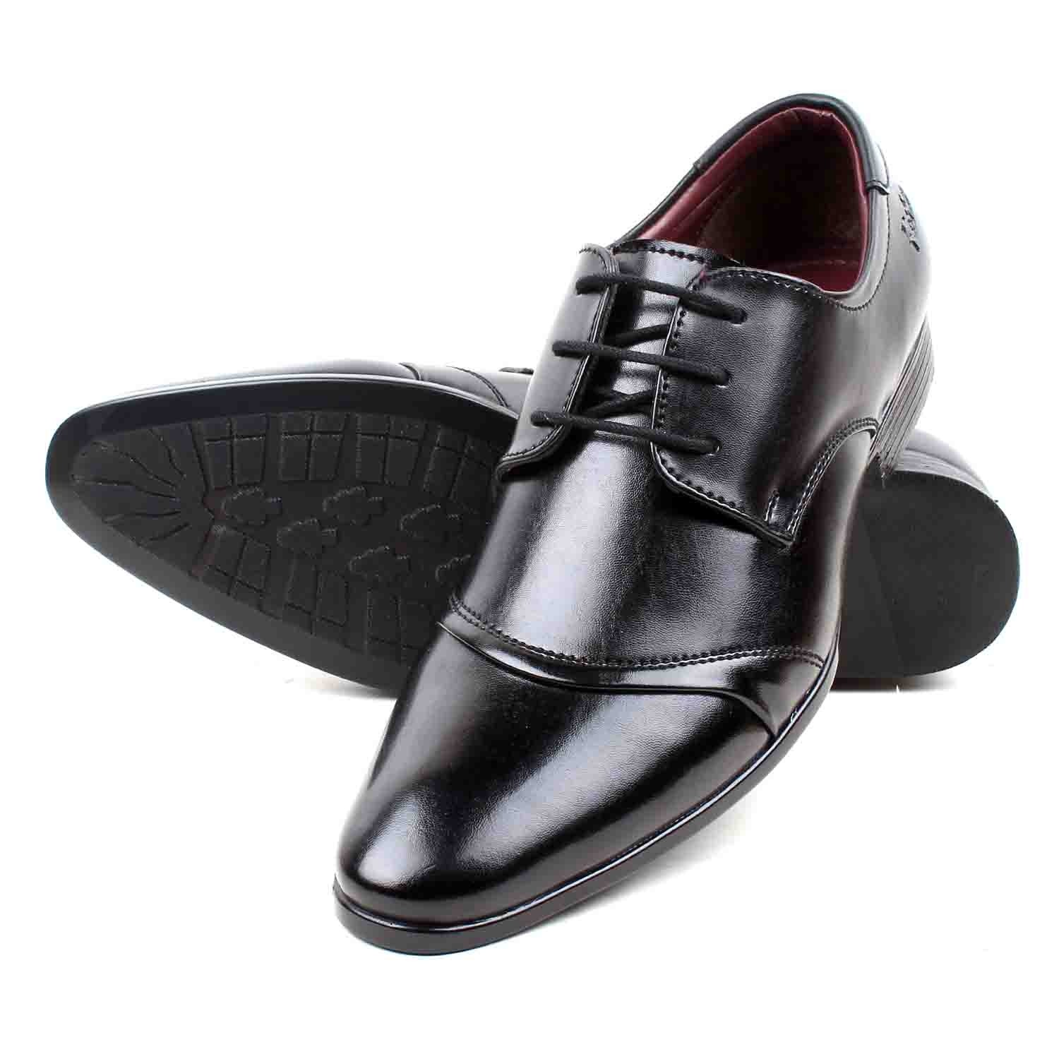Leatherite Shoes Black