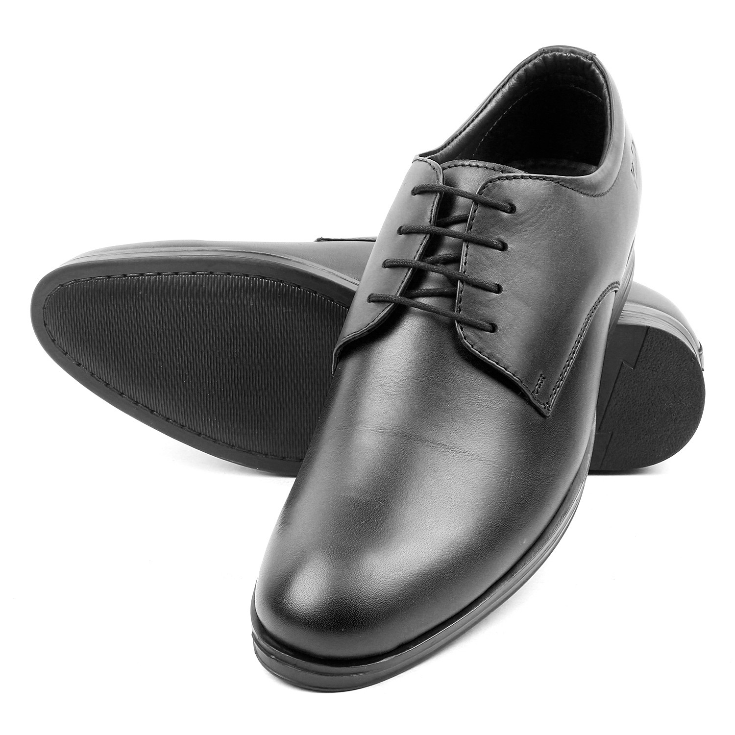 Kosher Leather Black Shoes Men